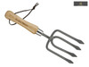 #-Kent & Stowe - Round Tined Hand Fork Carbon Steel