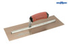 Marshalltown - MPB145GSD Pre-Worn PermaShape® Finishing Gold S/S Trowel DuraSoft® 14 x 5in