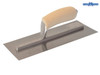 Marshalltown - MXS1SS Plasterer's Finishing Trowel Stainless Steel Wooden Handle 11 x 4.1/2in