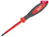 Milwaukee Hand Tools - VDE Slotted/Pozidriv Screwdriver SL/PZ1 x 80mm