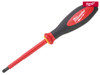 Milwaukee Hand Tools - VDE Slotted/Pozidriv Screwdriver SL/PZ2 x 100mm