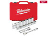Milwaukee Hand Tools - 3/8in Ratcheting Socket Set Metric, 32 Piece
