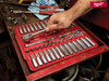 Milwaukee Hand Tools - 3/8in Ratcheting Socket Set Metric & Imperial, 56 Piece