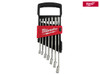 Milwaukee Hand Tools - MAX BITE Ratcheting Metric Combination Spanner Set, 7 Piece