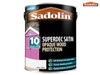 Sadolin - Superdec Opaque Wood Protection Super White Satin 5 Litre