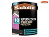 Sadolin - Superdec Opaque Wood Protection Black Satin 5 Litre