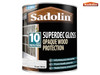 Sadolin - Superdec Opaque Wood Protection Super White Gloss 1 Litre