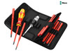 Wera - Kraftform VDE Kompakt Slimline Screwdriver Blade Set of 16 SL/PH/PZ/TX