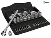 Wera - Zyklop Metal-Push Ratchet & Socket Set of 29 Metric 3/8in Drive