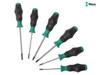 Wera - Kraftform Comfort Screwdriver Set, 6 Piece SL/PH/PZ