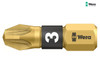 Wera - 855/1 BDC BiTorsion Pozidriv PZ3 Bit Diamond Coated 25mm Pack 10