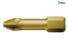 Wera - 855/1 TH Pozidriv Torsion PZ3 Extra Hard Insert Bit 25mm Pack 10