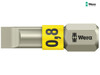 Wera - 3800/1 TS Slotted 0.8 x 5.5mm Torsion Stainless Steel Insert Bit 25mm