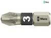 Wera - 3855/1 TS Pozidriv PZ3 Torsion Stainless Steel Insert Insert Bit 25mm