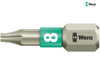 Wera - 3867/1 TS Torx TX8 Torsion Stainless Steel Insert Bit 25mm