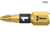 Wera - 855/1 BDC BiTorsion Pozidriv PZ1 Bit Diamond Coated 25mm Card 1
