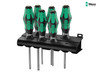 Wera - Kraftform Plus Lasertip 334/355/6 Screwdriver Set, 6 Piece SL/PZ