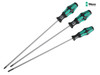 Wera - Kraftform Plus Long Screwdriver Set, 3 Piece SL/PH/PZ