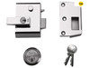 Yale Locks - P2 Double Security Nightlatch 40mm Backset DMG/PB Finish Visi
