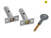 Yale Locks - PM444 Door Security Bolt Polished Chrome Finish Visi of 2