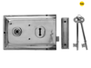 Yale Locks - P334 Rim Lock Chrome Finish 156 x 104mm Visi