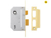 Yale Locks - PM246 Internal 2 Lever Mortice Sashlock Polished Brass 67mm 2.5in