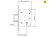 Yale Locks - PM562 Hi-Security BS 5 Lever Mortice Deadlock 68mm 2.5in Polished Chrome