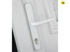 Yale Locks - Retro Door Handle PVCu Polished PVD White Finish