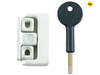 Yale Locks - 8K101 Window Latches White Finish Multi Pack of 4 Visi