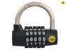 Yale Locks - Y160 48mm Steel 5-Dial Combination Padlock