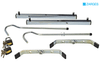 Zarges - Roof Rack Clamps C/W 2 Padlocks - 1 Pair