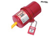 Master Lock Lockout Electrical Plug Cover, Large for 240V - 550V
