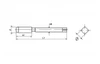 VOLKEL - V COIL TAPS (SETOF2) M50x3.0 HSSG - VOL-03073