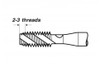 VOLKEL - V COIL TAP M 3.5 x .6 HSSG SP/FL - VOL-03706