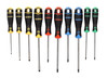 Bahco - BahcoFit Coloured Handle Screwdriver Set, 10 Piece SL/PH/PZ/TX