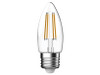 Energizer - LED ES (E27) Candle Filament Non-Dimmable Bulb, Warm White 470 lm 4W