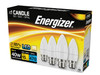 Energizer - LED BC (B22) Opal Candle Non-Dimmable Bulb, Warm White 470 lm 5.9W (Pack 4)