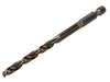 Faithfull Tools - HSSE M35 Cobalt Quick-Change Impact Drill Bit 6.0mm OL:109mm WL:57mm