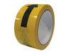 Faithfull Tools - Laminated Self-Adhesive Hazard Tape Arrows Black/Yellow 50mm x 33m
