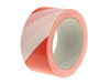 Faithfull Tools - Economy Self-Adhesive Hazard Tape Red/White 50mm x 33m