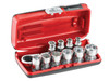 Facom - 1/4in Drive 6-Point Hex Metric Socket Set, 11 Piece