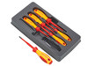 Knipex - VDE Screwdriver Set, 6 Piece SL/PH/PZ