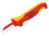 Knipex - 98 54 VDE Cable Knife (Back of Blade Insulated)