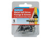 Plasplugs - Metal Self Drive Fixings & Screws Pack of 5