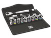 Wera - 8100 SB HF 1 Zyklop Metal Switch Socket Set of 13 Metric 3/8in Drive