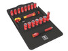 Wera - 8100 SB 1 Zyklop VDE Socket Set of 17 Metric 3/8in Drive