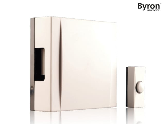 Byron 720 Wired Wall Mounted Doorbell Kit with Bell Push Wire