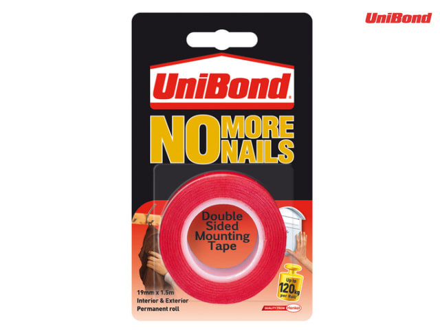 Unibond No More Nails Roll Interior / Exterior 19mm x 1.5m Apex