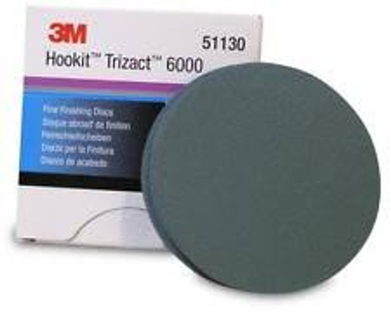 3M™ Trizact™ Hookit™ Foam Abrasive Disc 443SA, 75 mm, 6000, 51131