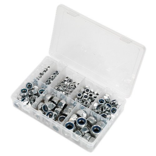 Nylon Locknut Assortment M4-M16 255pc